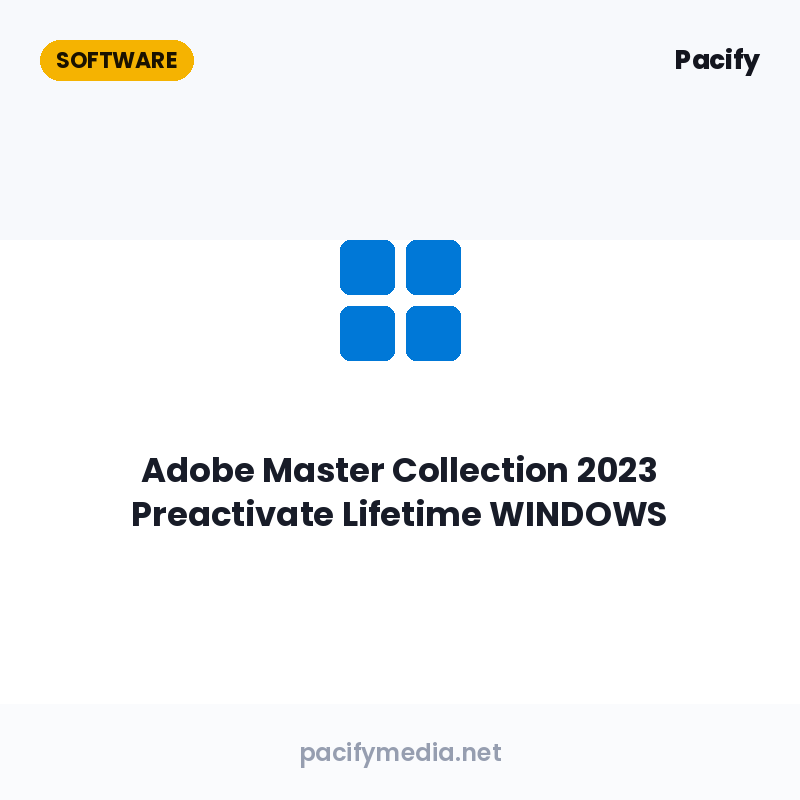 Adobe Master Collection 2023 Preactivate Lifetime WINDOWS