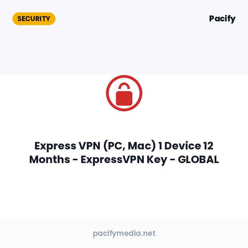 Express VPN (PC, Mac) 1 Device 12 Months - ExpressVPN Key - GLOBAL