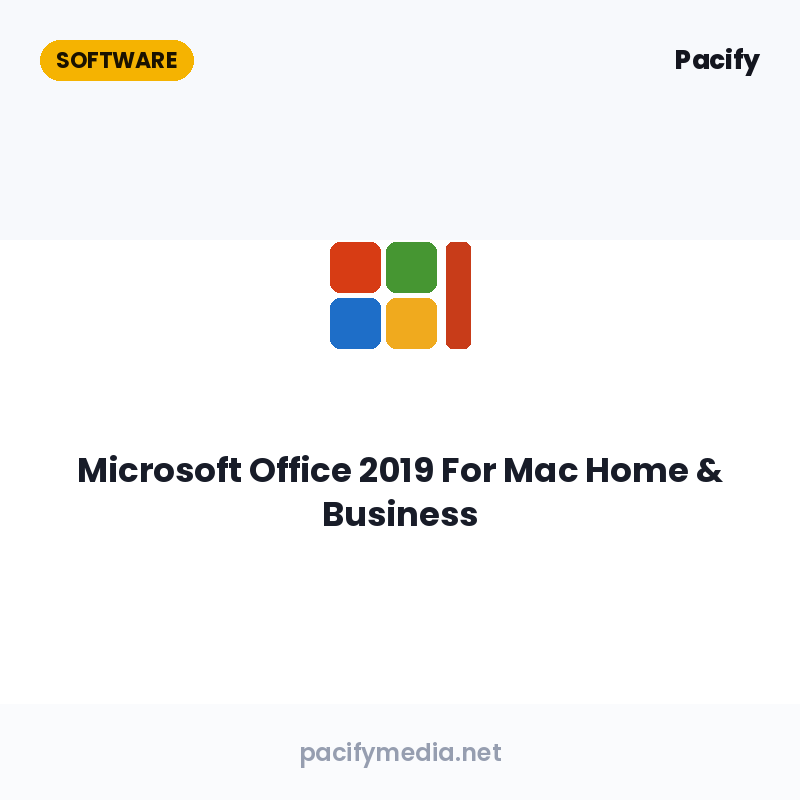 Microsoft Office 2019 For Mac Home & Business