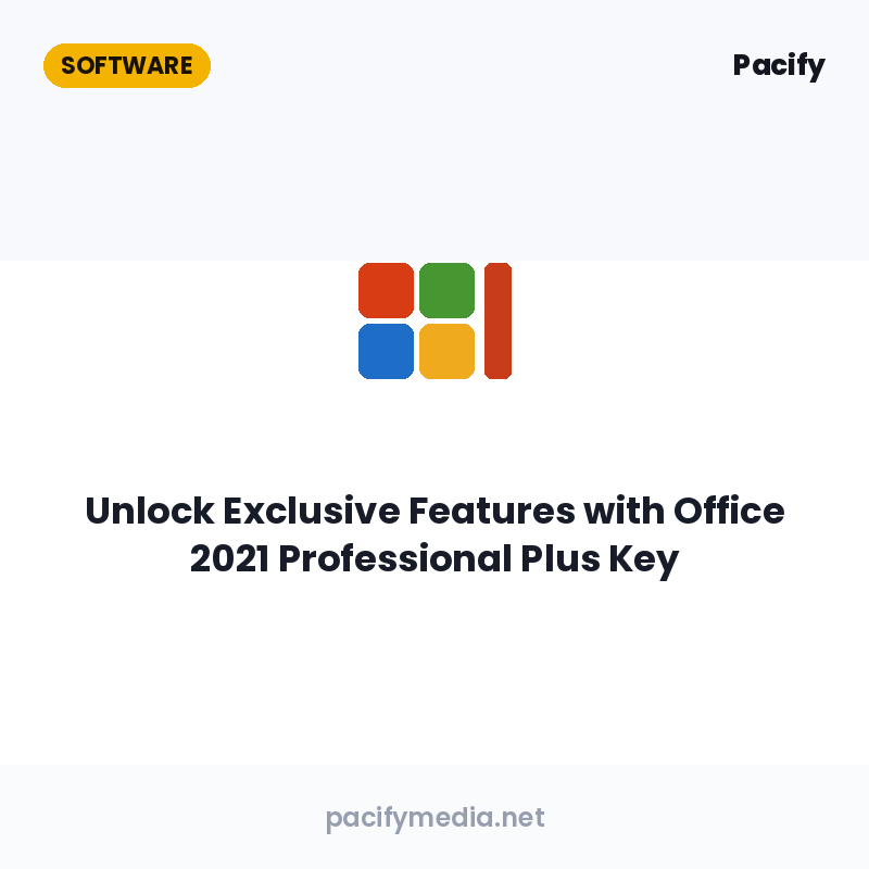 Unlock Exclusive Features with Office 2021 Professional Plus Key
