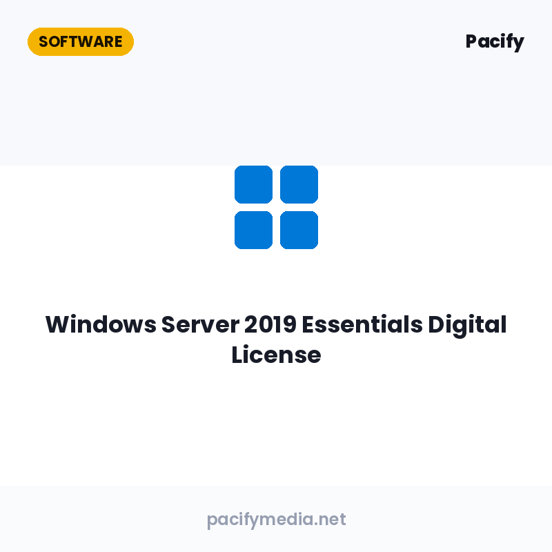 Windows Server 2019 Essentials Digital License